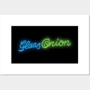 Glass Onion Neon Bar Sign Posters and Art